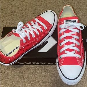 All red converse